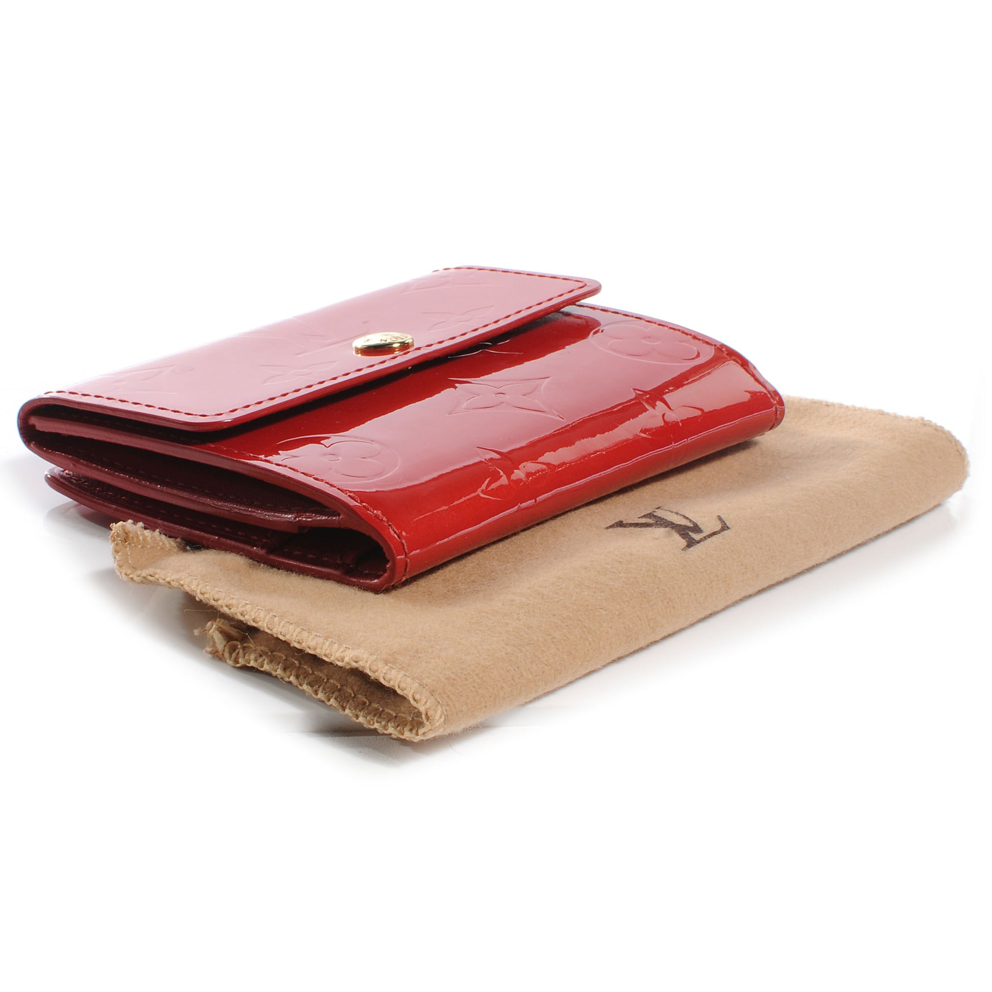 Louis Vuitton Vernis Ludlow Wallet Rouge 4 of 7