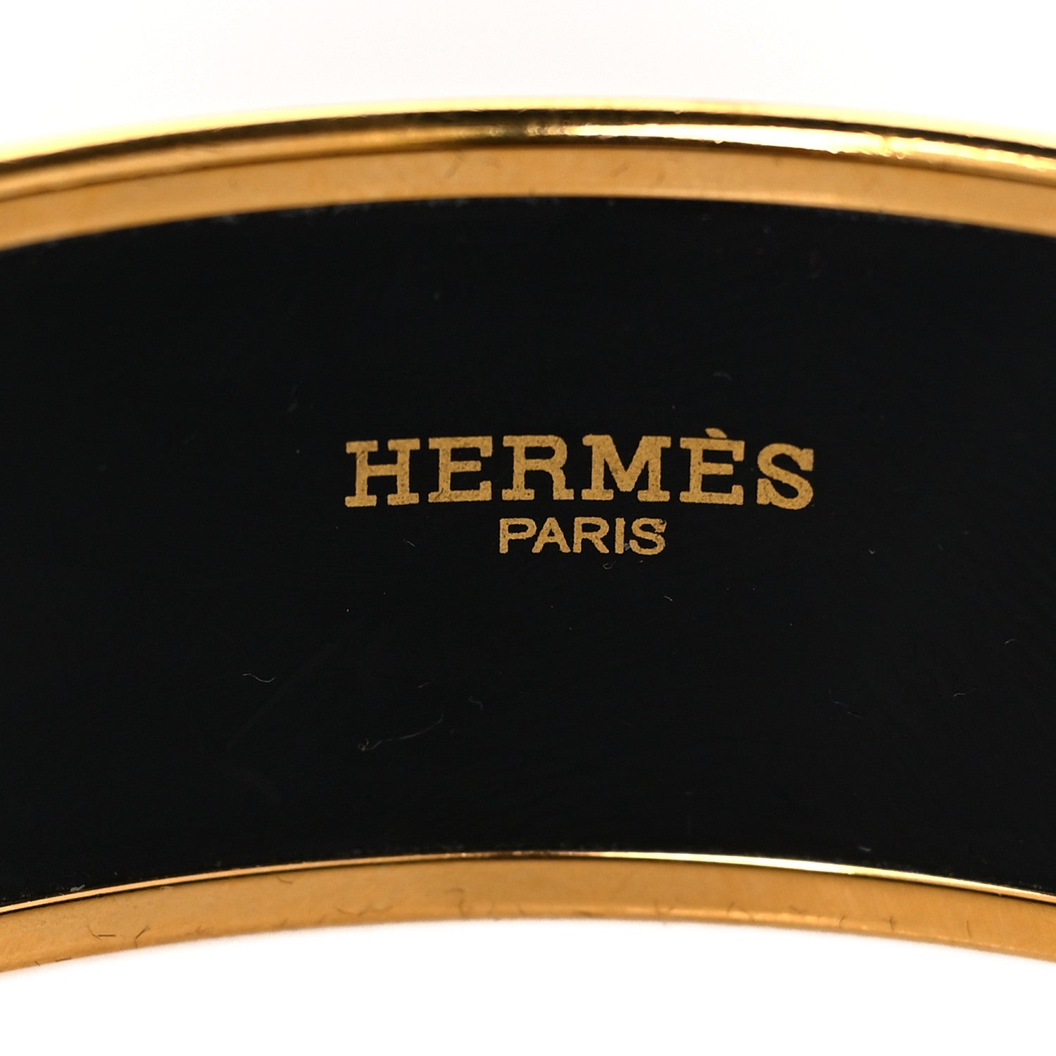 Hermes Enamel Printed Wide Grand Apparat Bracelet 65 Rouge 4 of 5