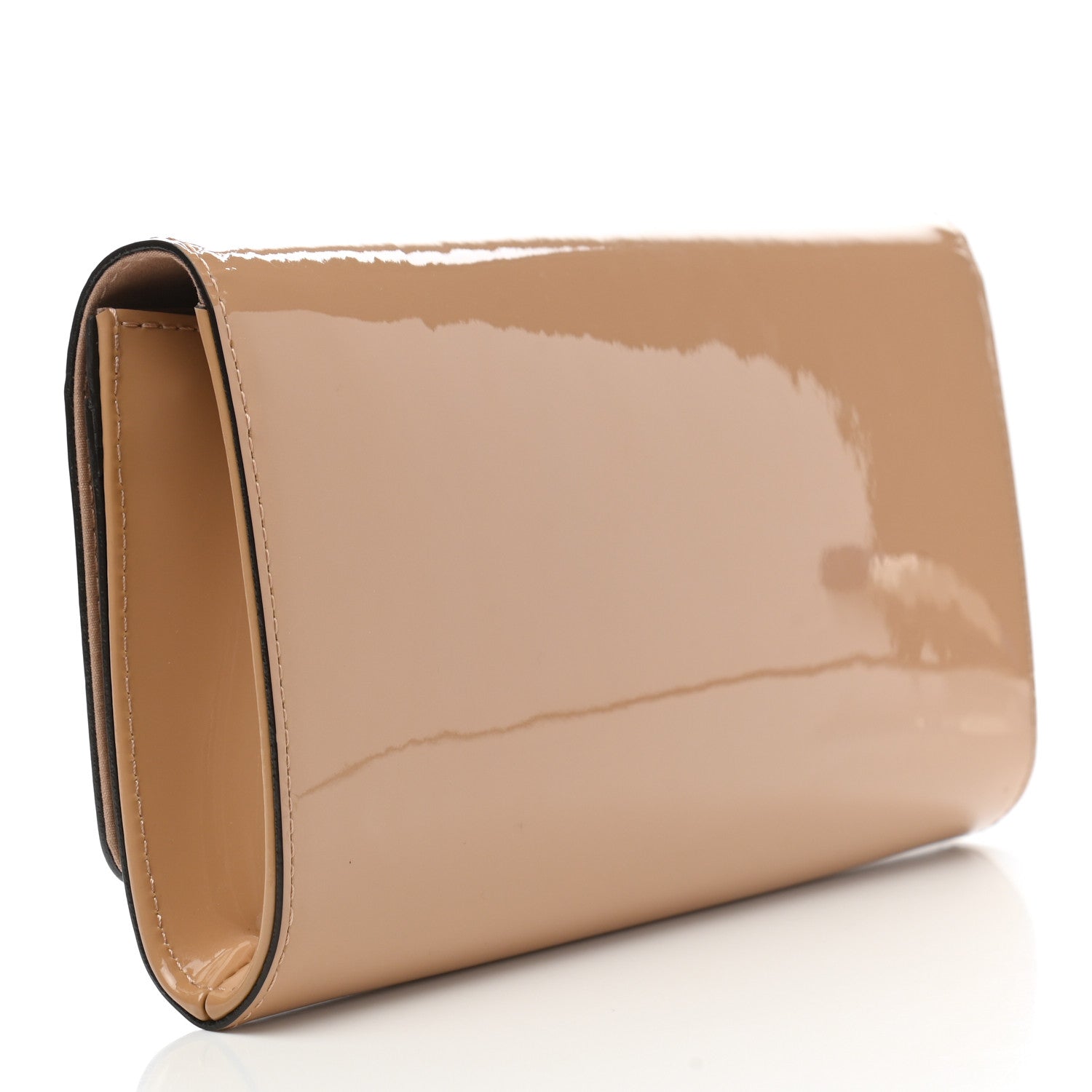 Louis Vuitton Patent Louise Clutch Nude 3 of 11