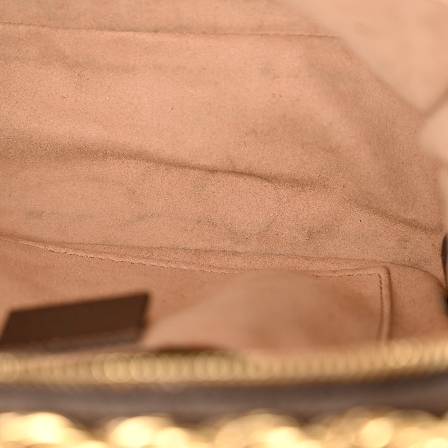 GG Supreme Monogram Mini Ophidia Top Handle Shoulder Bag Brown