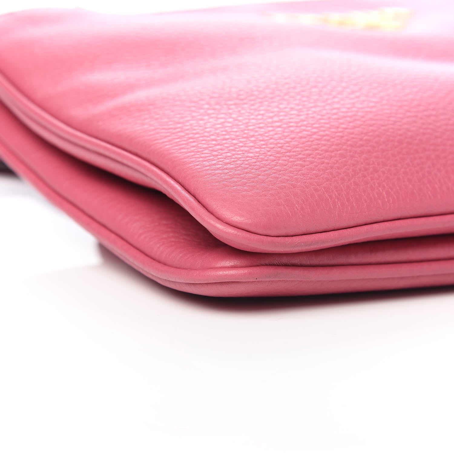 Prada Vitello Phenix Double Zip Crossbody Bag Peonia 10 of 11