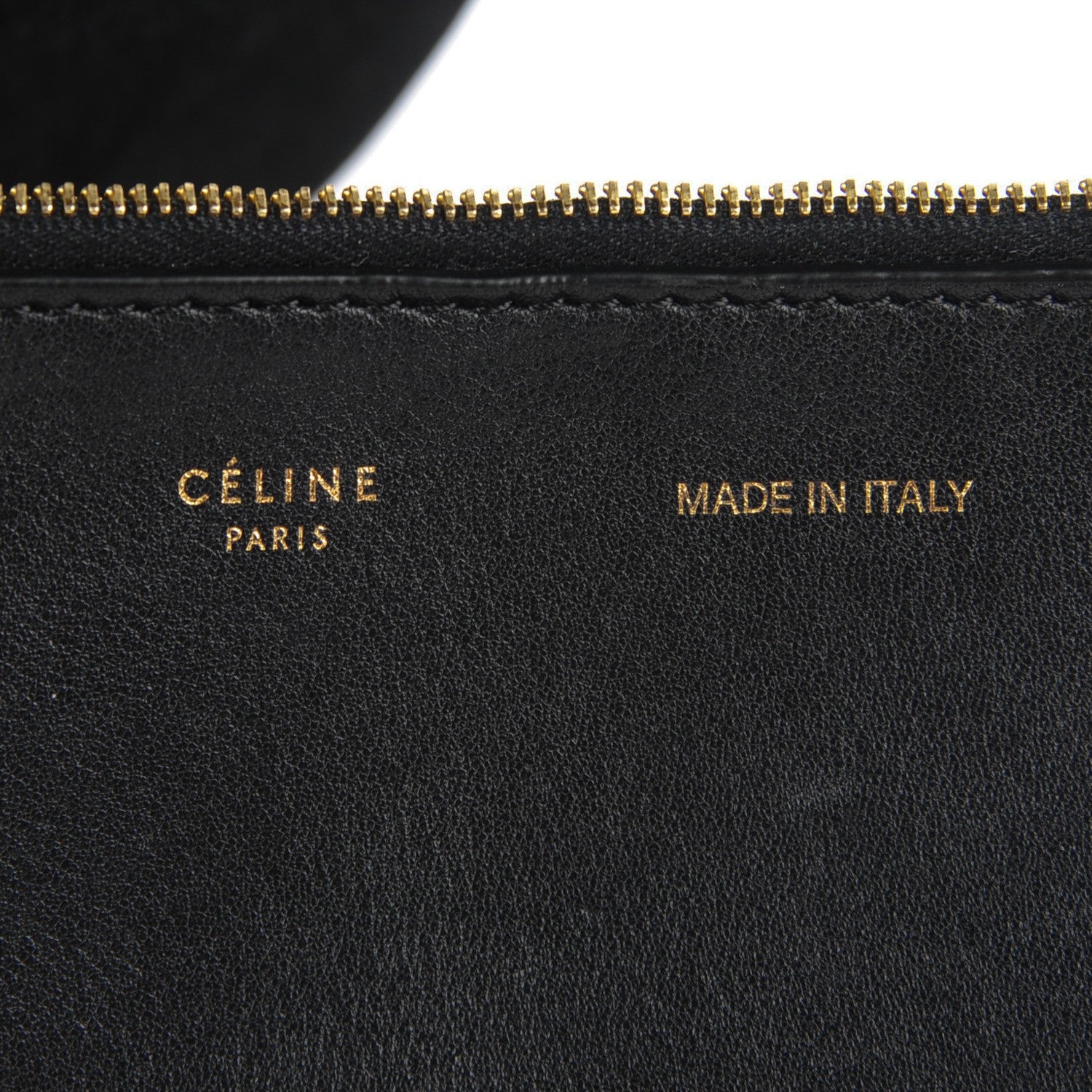 Celine Suede Small Gourmette Shoulder Bag Black 7 of 10