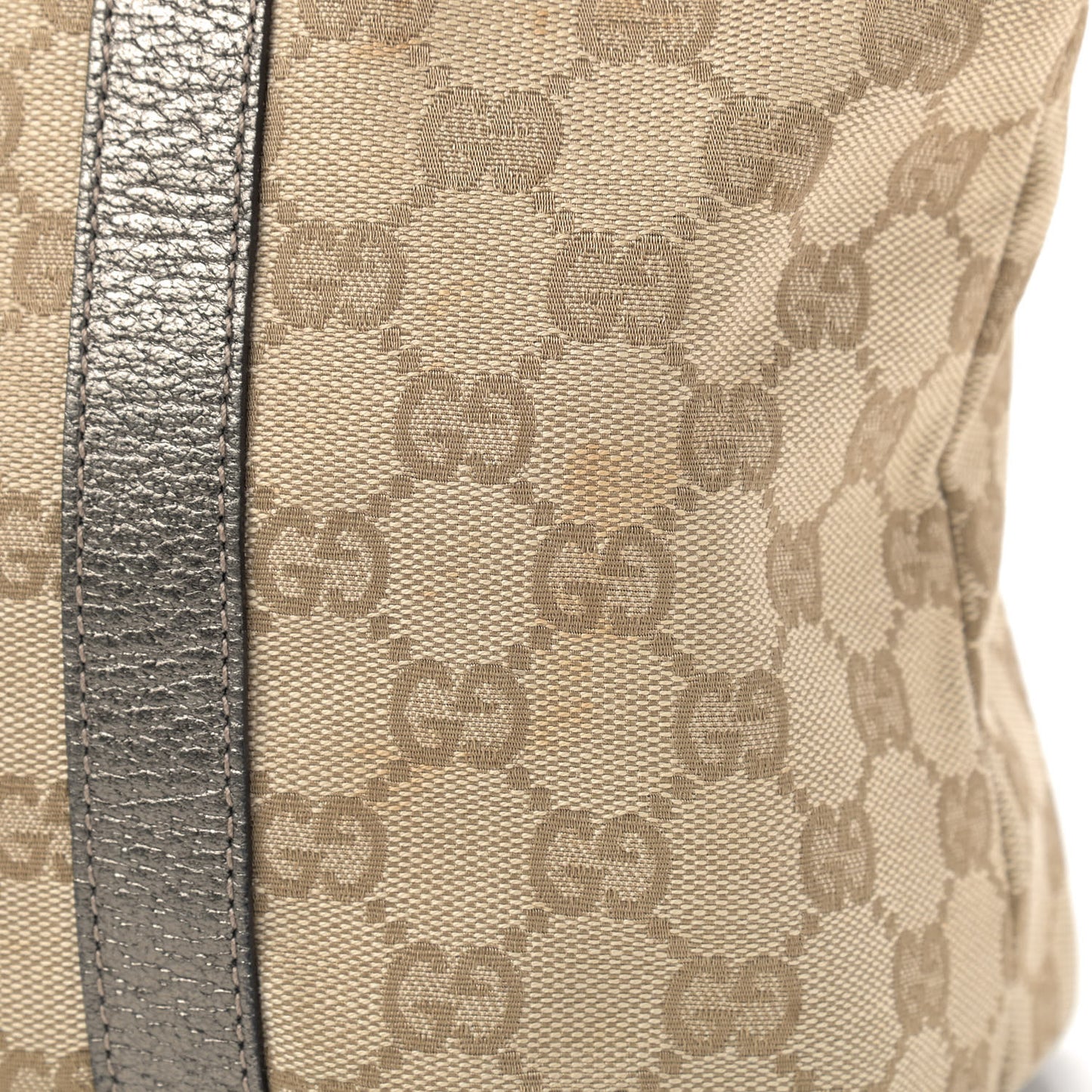 Monogram Medium Abbey Tote Metallic