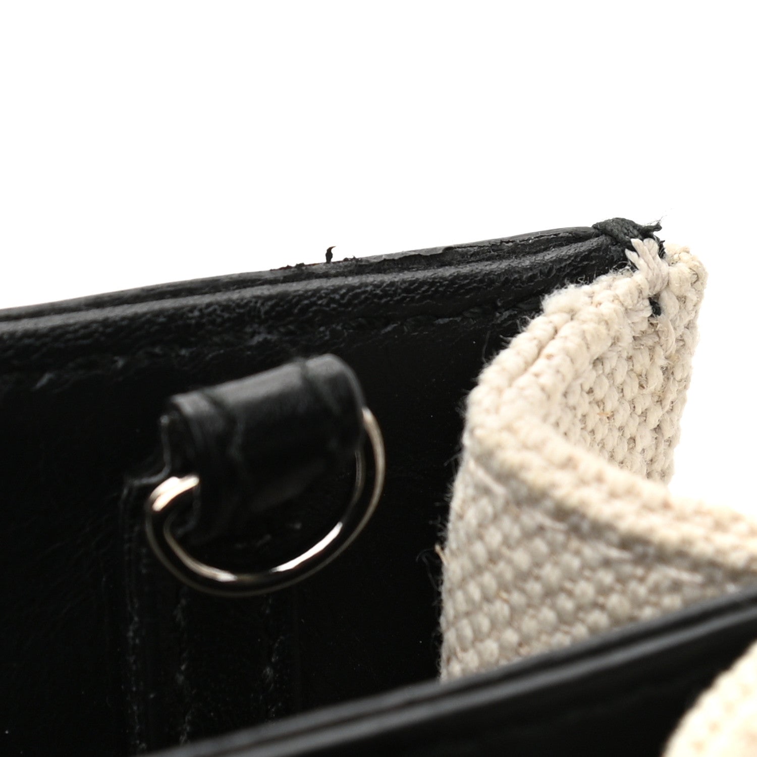 Balenciaga Cotton Canvas Pochette Crossbody Bag Black 12 of 12