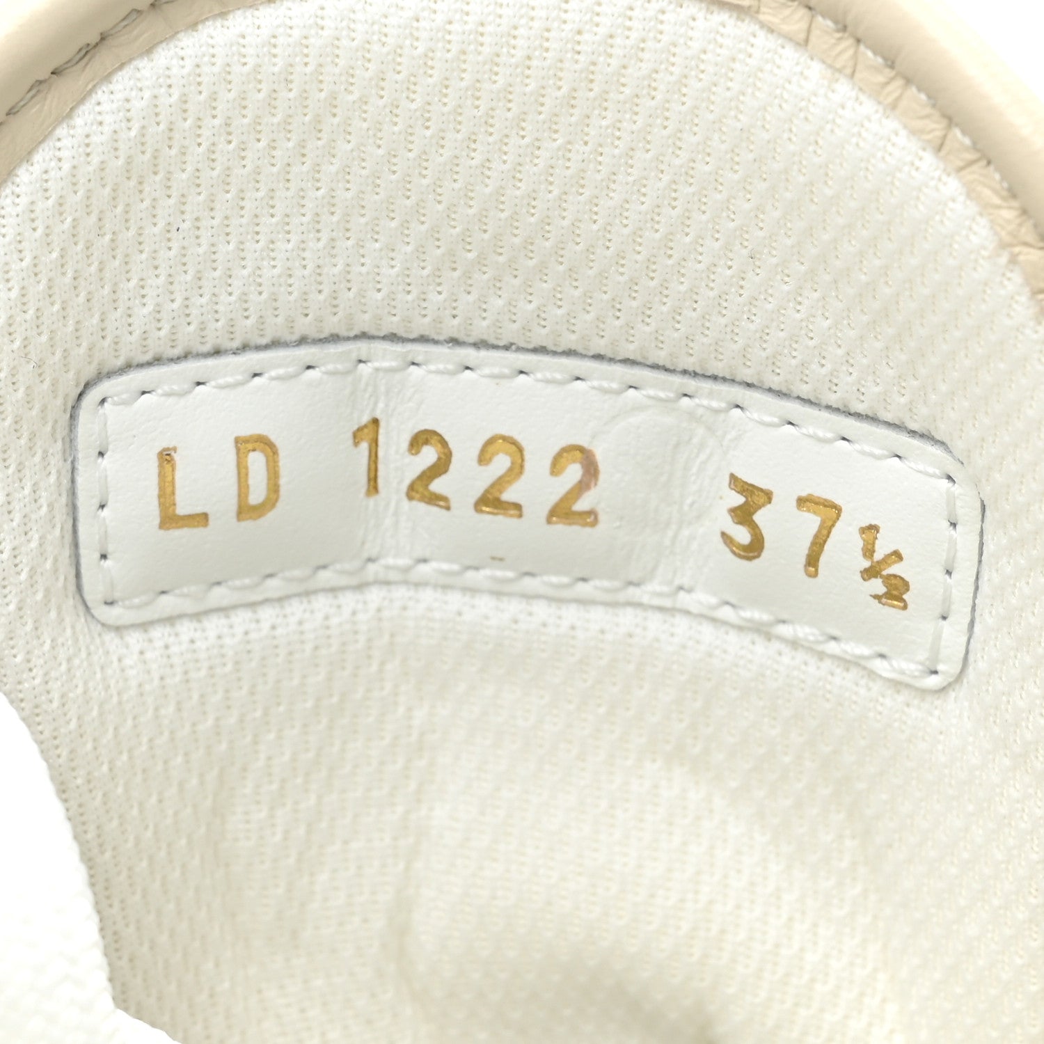 Louis Vuitton Denim Monogram Squad Sneaker Boots 37.5 Beige 10 of 10