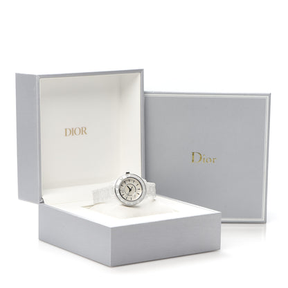 Christian Dior Stainless Steel Ceramic 33mm Dior VIII Quartz Watch White 7 of 7