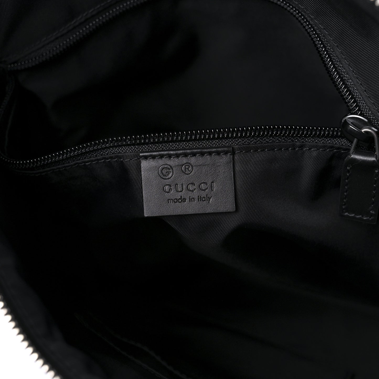 Techno Canvas Web Messenger Bag Black