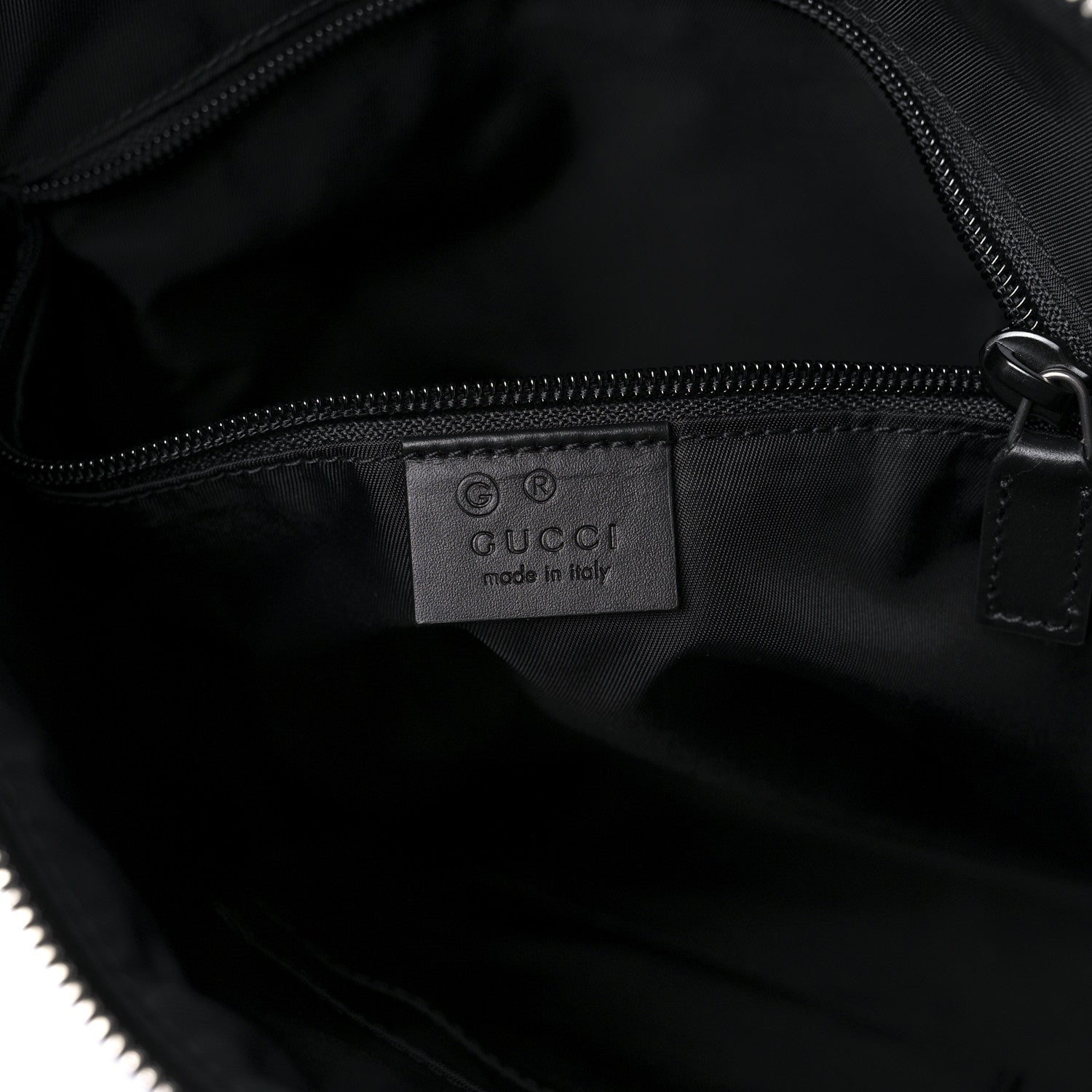 Gucci Techno Canvas Web Messenger Bag Black 7 of 12