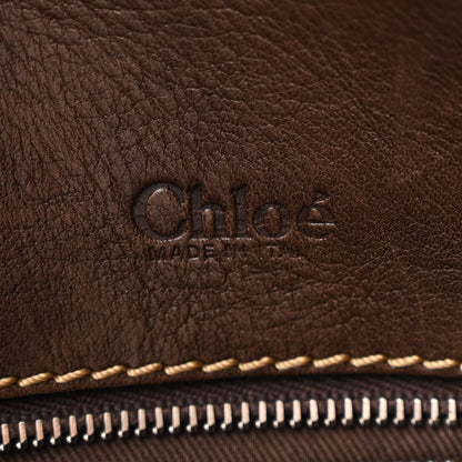 Chloe Shiny Tanned Calfskin Large Edith Bag Brun 6 of 11