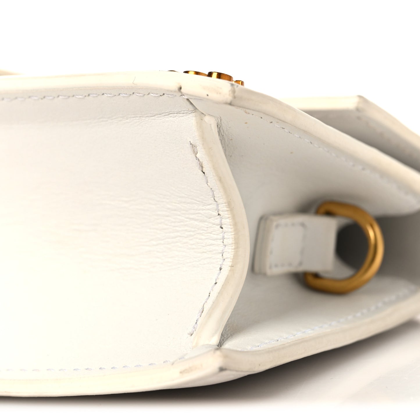 Smooth Calfskin Le Bambino White