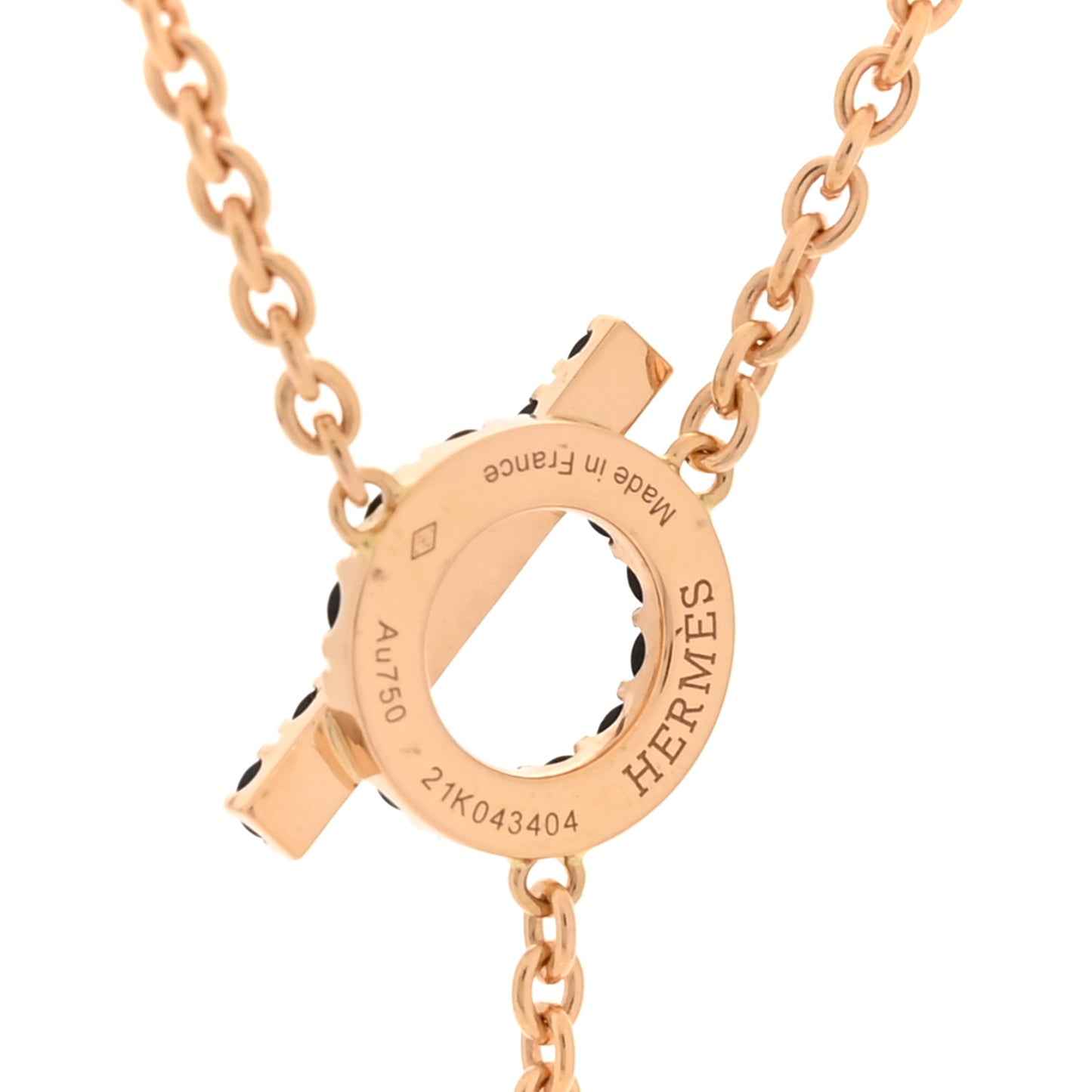 18K Rose Gold Black Spinel Finesse Lariat Necklace