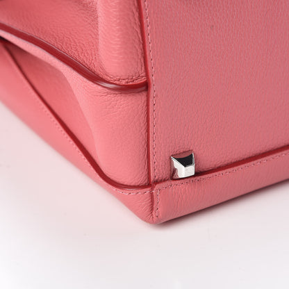 MCM Grained Calfskin Medium Milla Tote Pink 10 of 12
