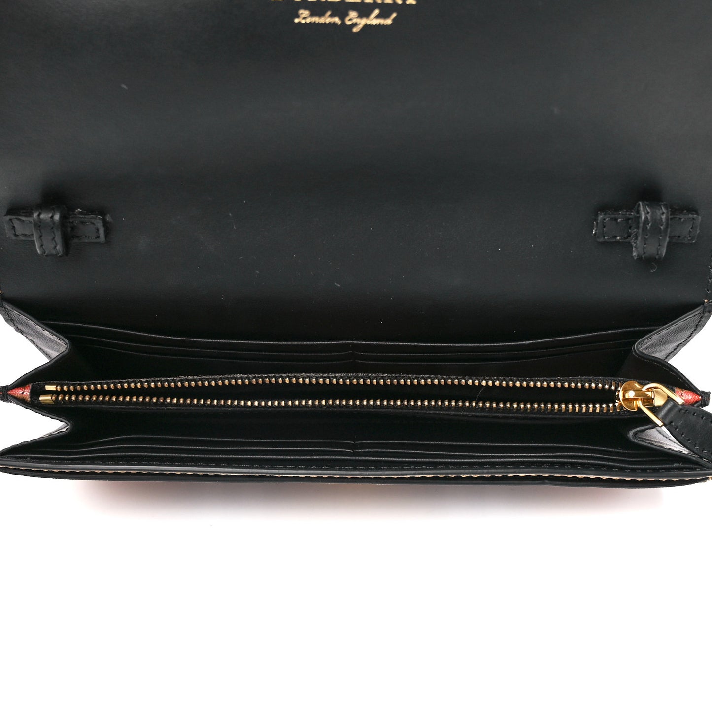 Vintage Check Halton Wallet Black