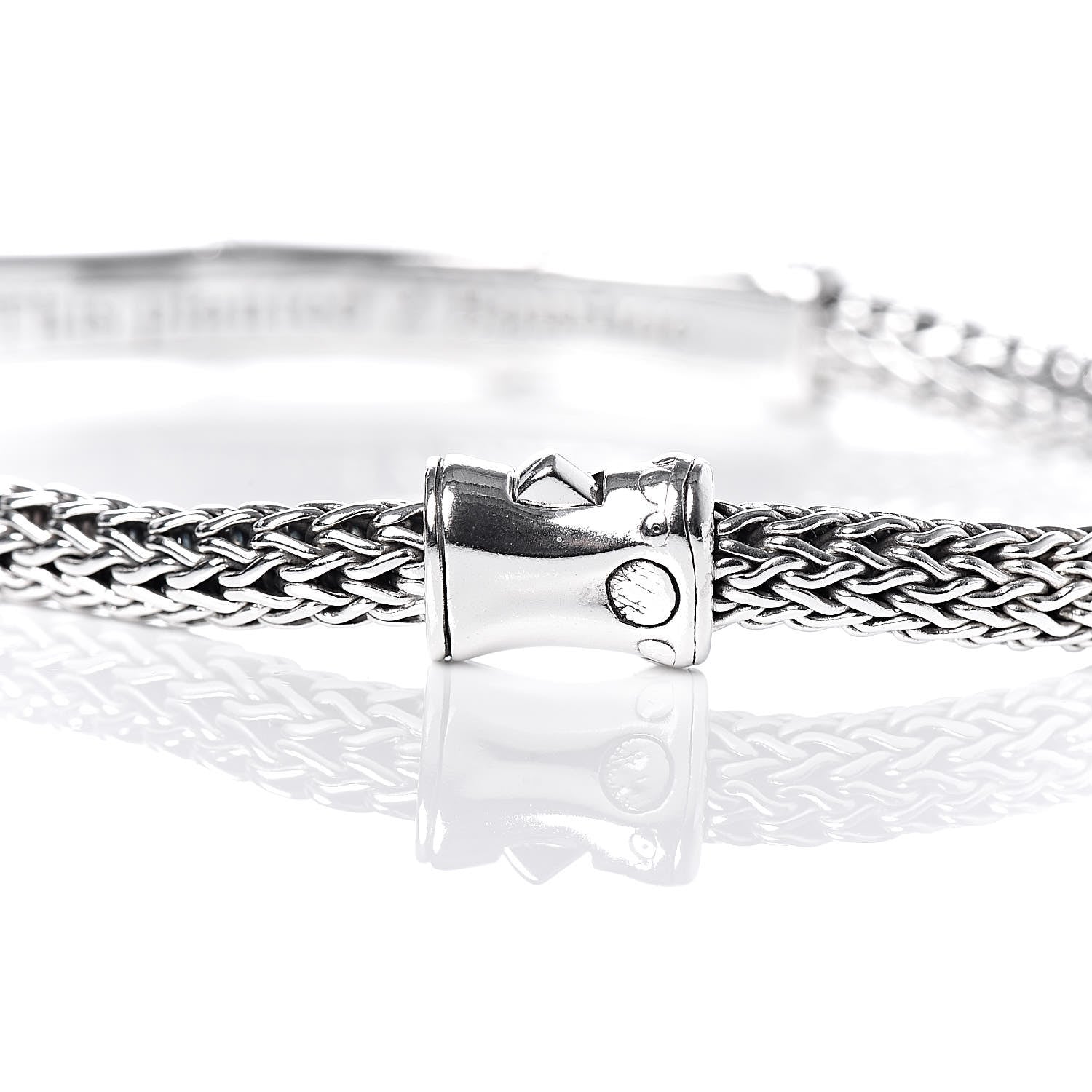 John Hardy Sterling Silver 4mm Bamboo Chain Bracelet 6 of 6