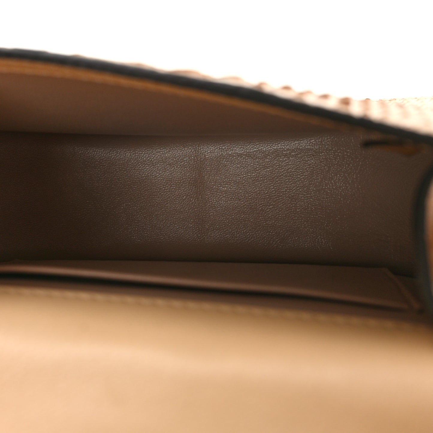 Python Small Nile Bracelet Bag Pearl Beige