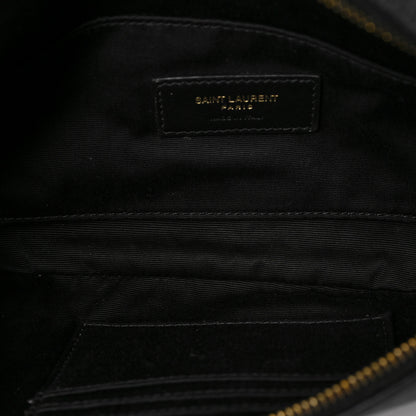 Saint Laurent Grain De Poudre Monogram Belt Bag Black 5 of 9