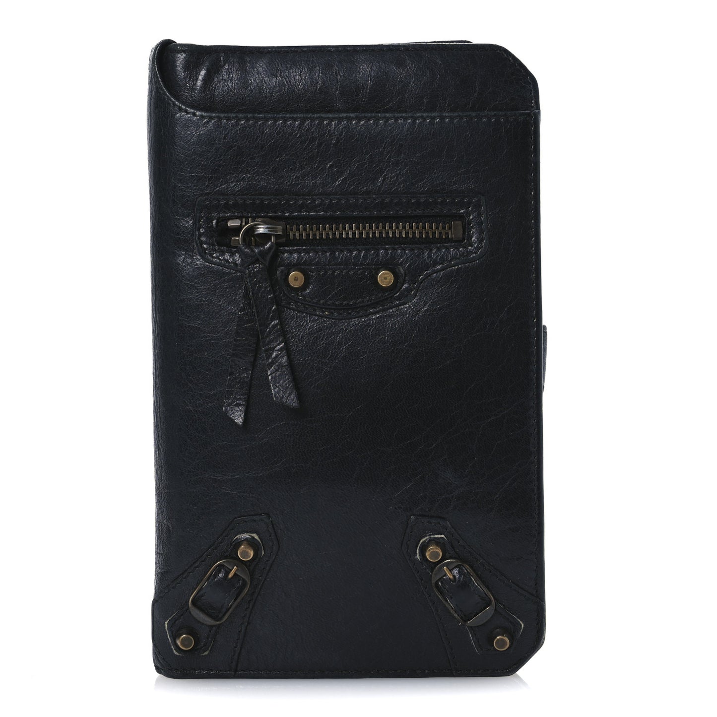 Agneau Giant 12 Gold Hardware Travel Organizer Wallet