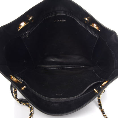 Chanel Lambskin Quilted Tote Black 5 of 21