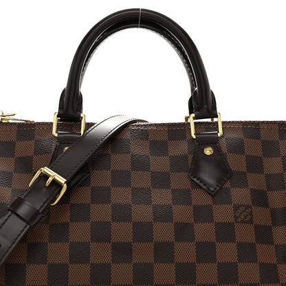 Louis Vuitton Damier Ebene Speedy Bandouliere 30 9 of 13