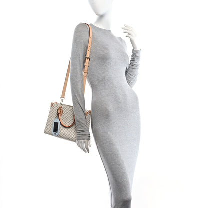 Louis Vuitton Monogram Damier Calfskin Romance Onthego PM Azure Blue Sand 2 of 9
