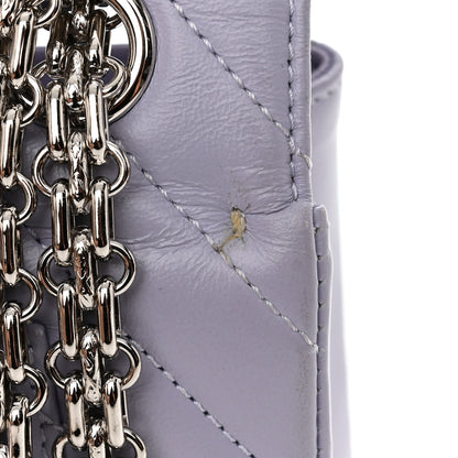 Chanel Aged Calfskin Chevron Quilted 2.55 Reissue Mini Flap Light Purple 11 of 13