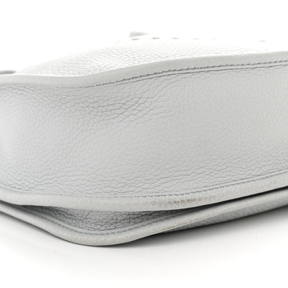 Hermes Taurillon Clemence Evelyne III PM Bleu Pale 9 of 12