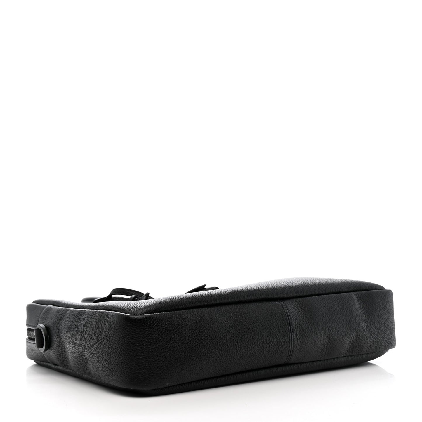 Grained Calfskin Sac De Jour Briefcase Black