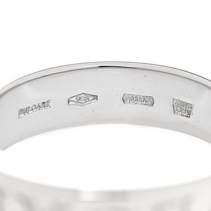 Bulgari 18K White Gold Diamond B.Zero1 Essential Band Ring 46 3.75 4 of 4