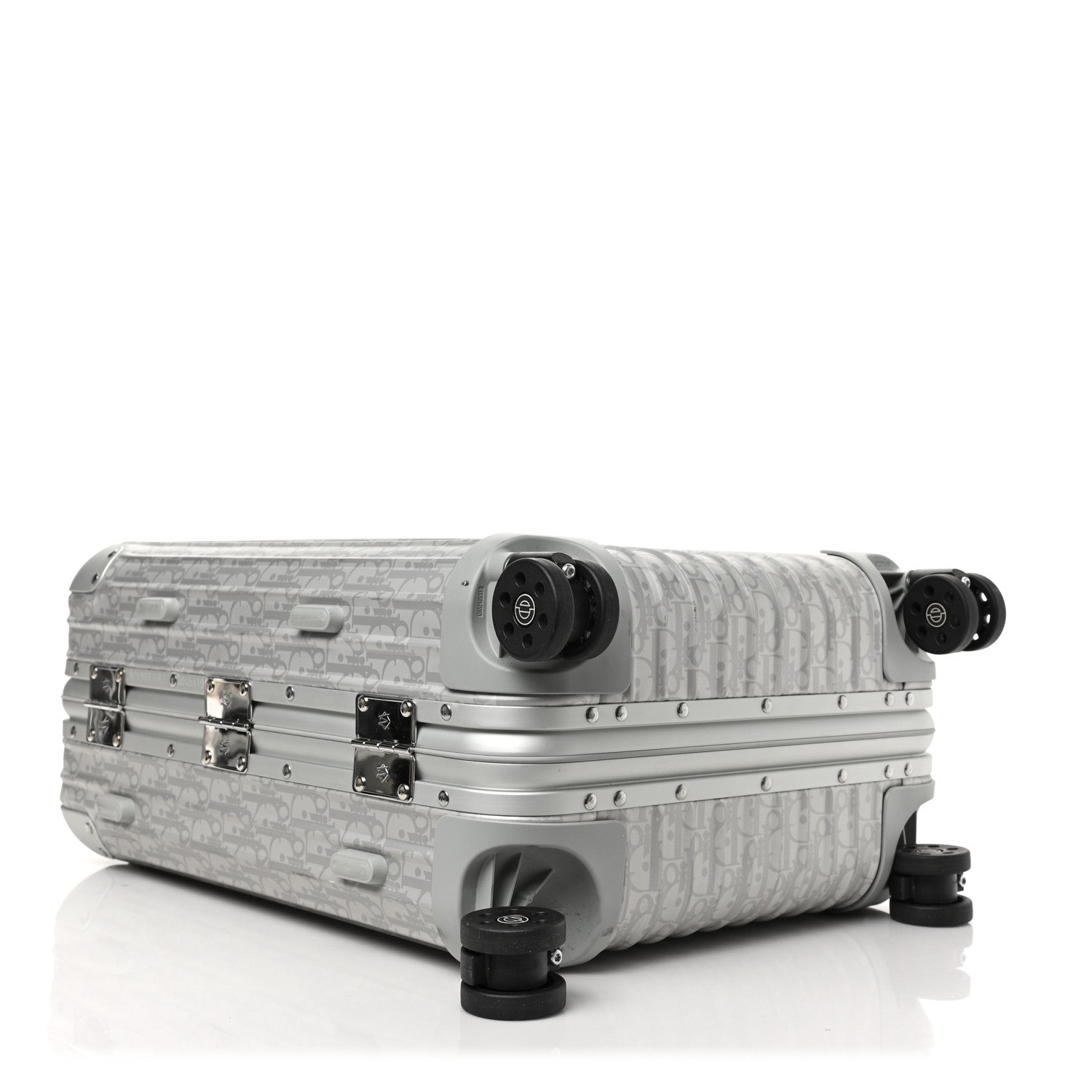 Christian Dior X RIMOWA Aluminum Gradient Cabin Luggage Silver 3 of 9