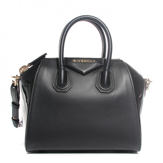 Givenchy Rubber Effect Calfskin Mini Antigona Black 1 of 20