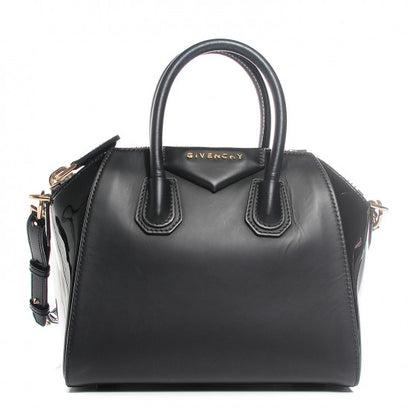 Givenchy Rubber Effect Calfskin Mini Antigona Black 1 of 20