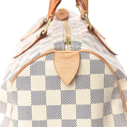 Louis Vuitton Damier Azur Speedy 30 6 of 25