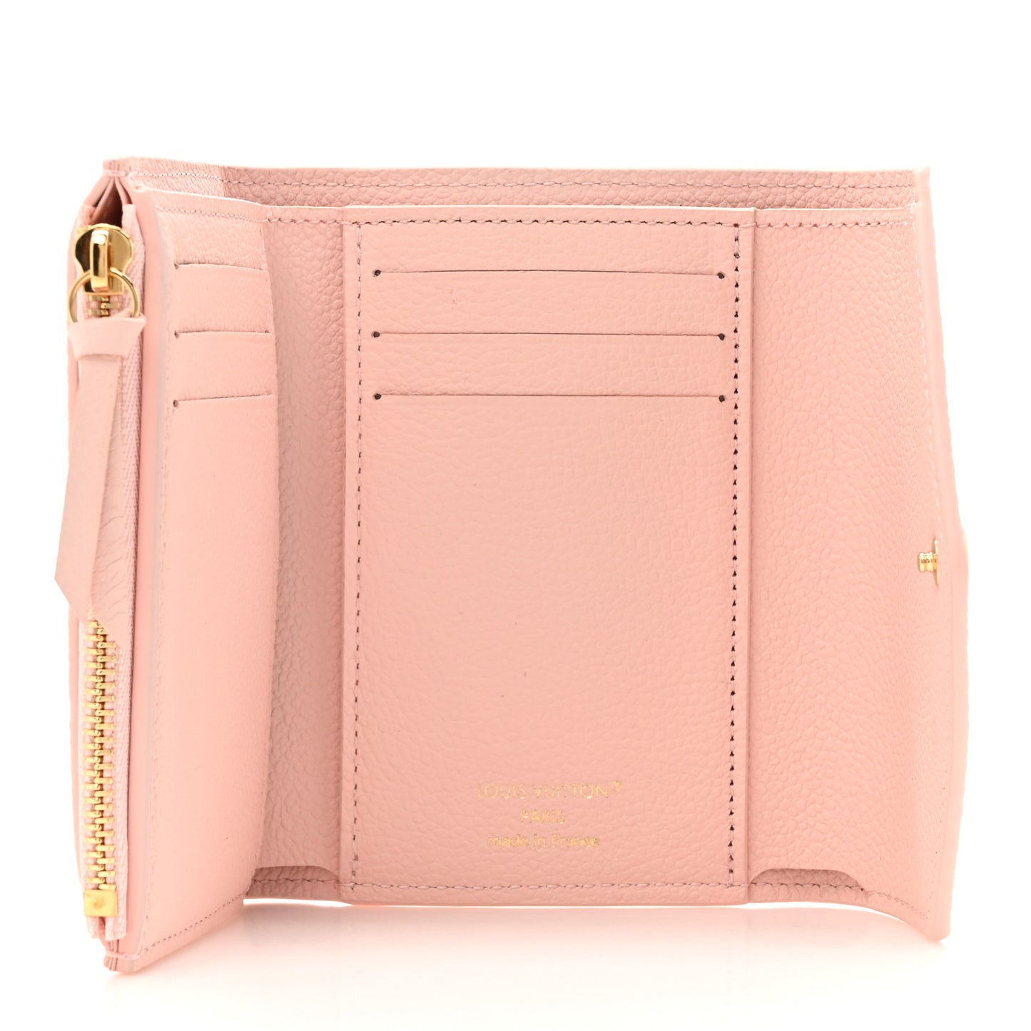 Empreinte Monogram Giant Victorine Wallet Rose Trianon Creme