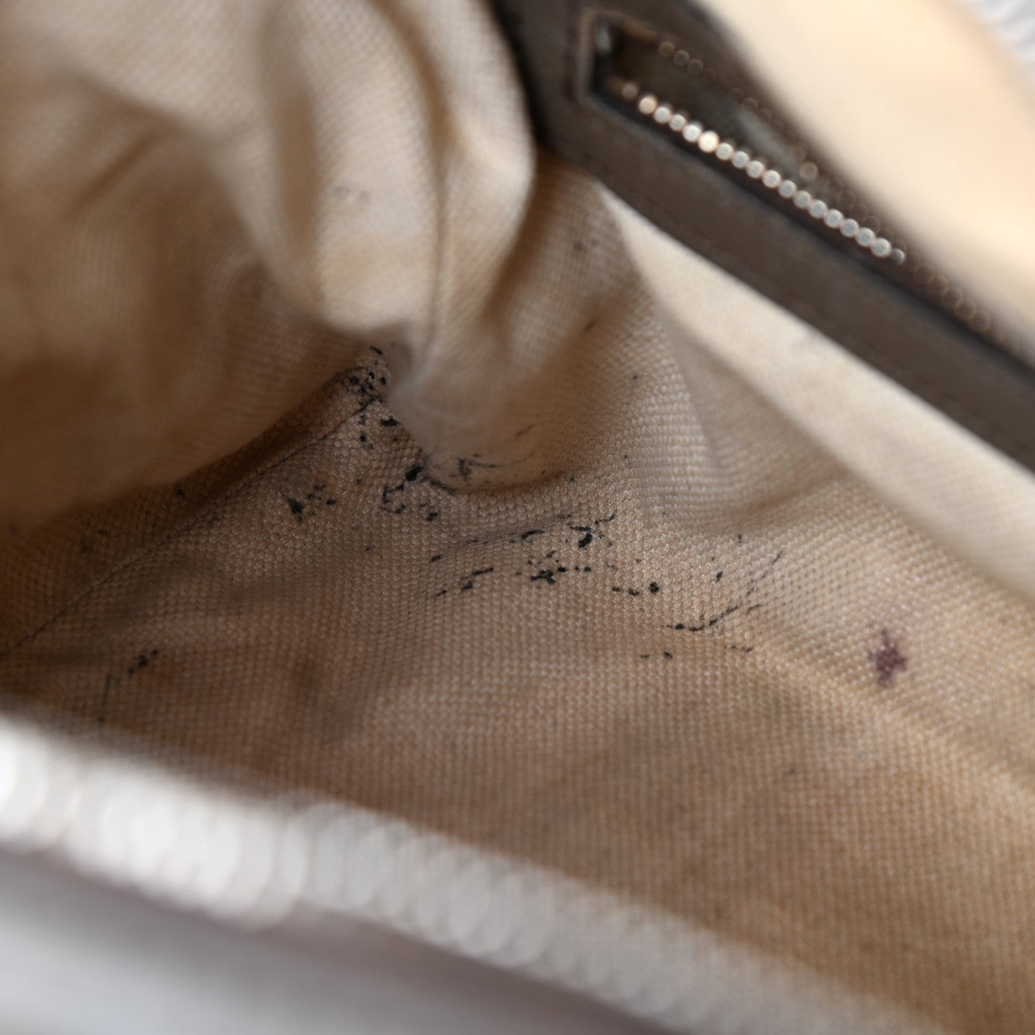 Gucci Monogram Vintage Web Small Boston Beige 7 of 10