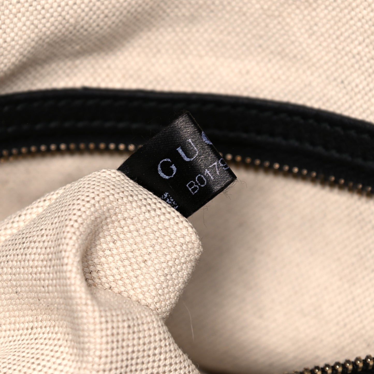 Guccissima Medium Bree Foldover Tote Black