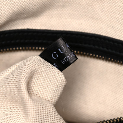 Gucci Guccissima Medium Bree Foldover Tote Black 7 of 13