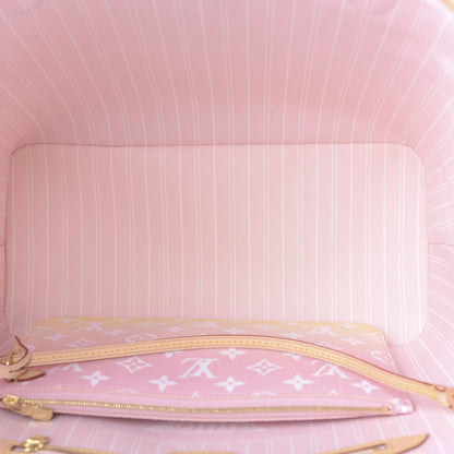 Louis Vuitton Monogram Giant By The Pool Neverfull MM Light Pink 6 of 15