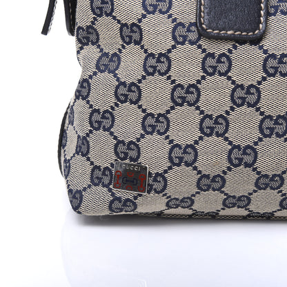 Gucci GG Monogram Web Pop Tote Navy 7 of 9