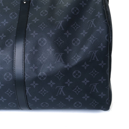 Louis Vuitton Monogram Eclipse Keepall Bandouliere 55 11 of 12