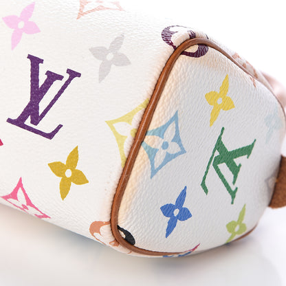 Louis Vuitton Monogram Multicolor Mini Sac HL Speedy White 10 of 11