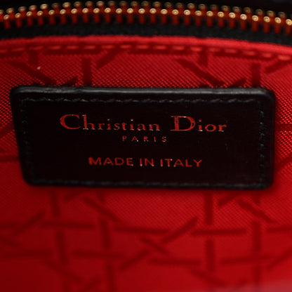 Christian Dior Lambskin Cannage Small My ABCDior Lady Dior Black 6 of 10