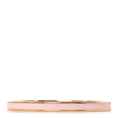 Hermes Enamel Uni Bangle 65 Rose Candeur 3 of 5