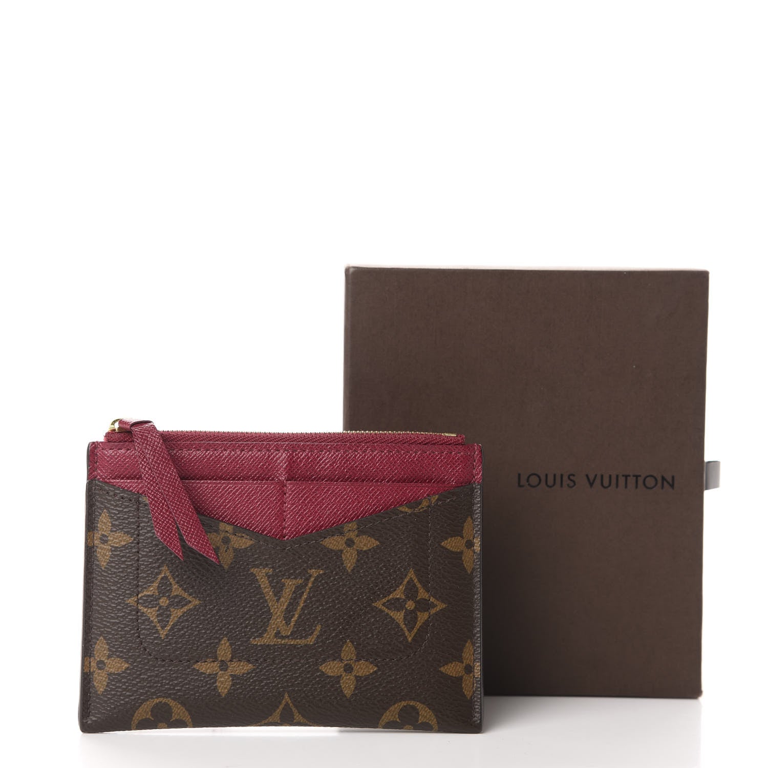 Louis Vuitton Monogram Zipped Card Holder Fuchsia 7 of 7