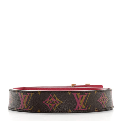 Louis Vuitton Monogram 30mm LV Initiales Reversible Belt 85 34 Fuchsia 2 of 9