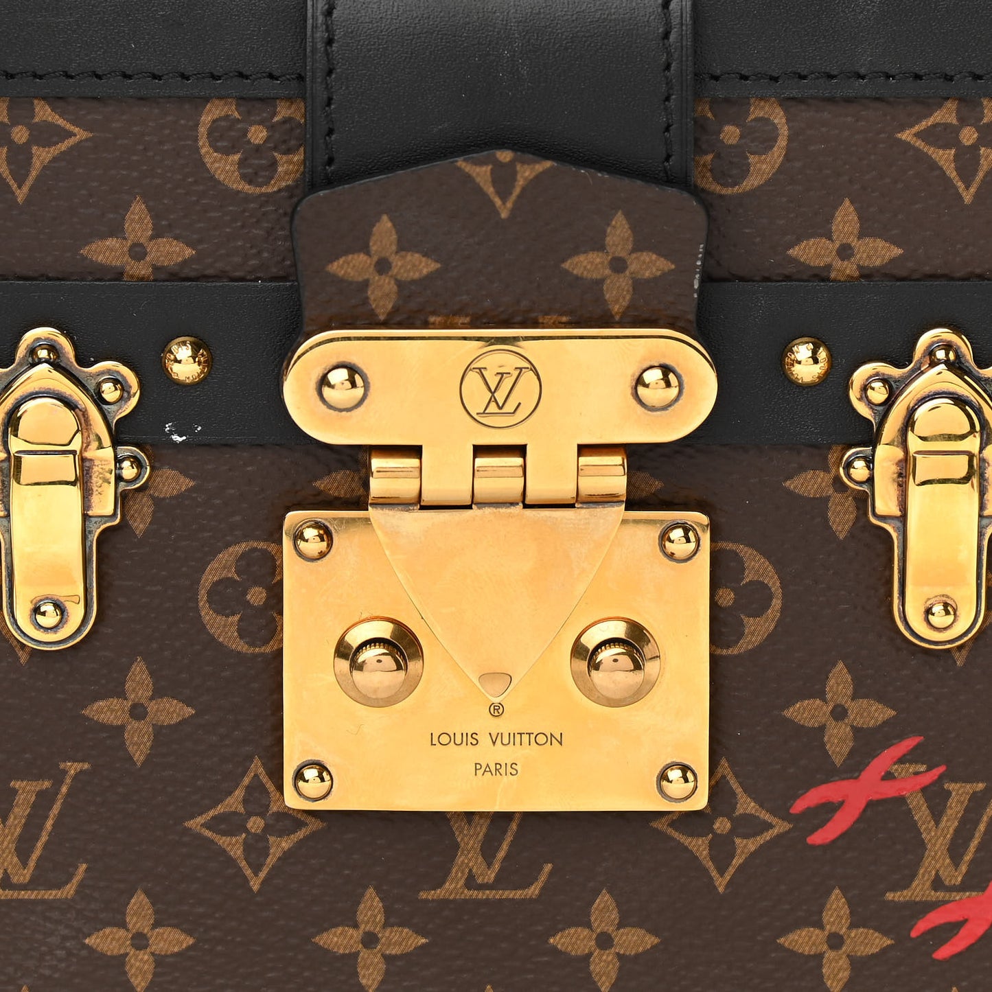 Monogram Petite Malle Black