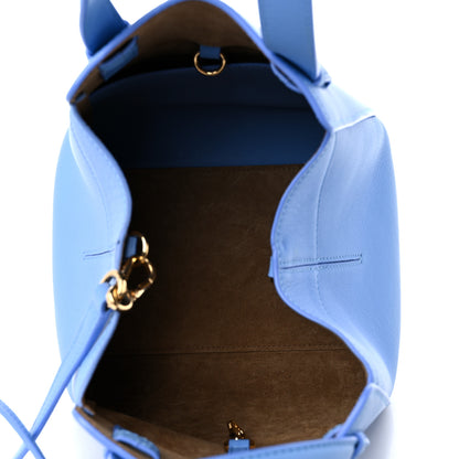 Loewe Calfskin Small Hammock Nugget Shoulder Bag Celestine Blue 5 of 8