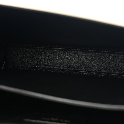 Saint Laurent Grain de Poudre Mini Classic Monogram Cassandra Top Handle Crema Soft 9 of 21