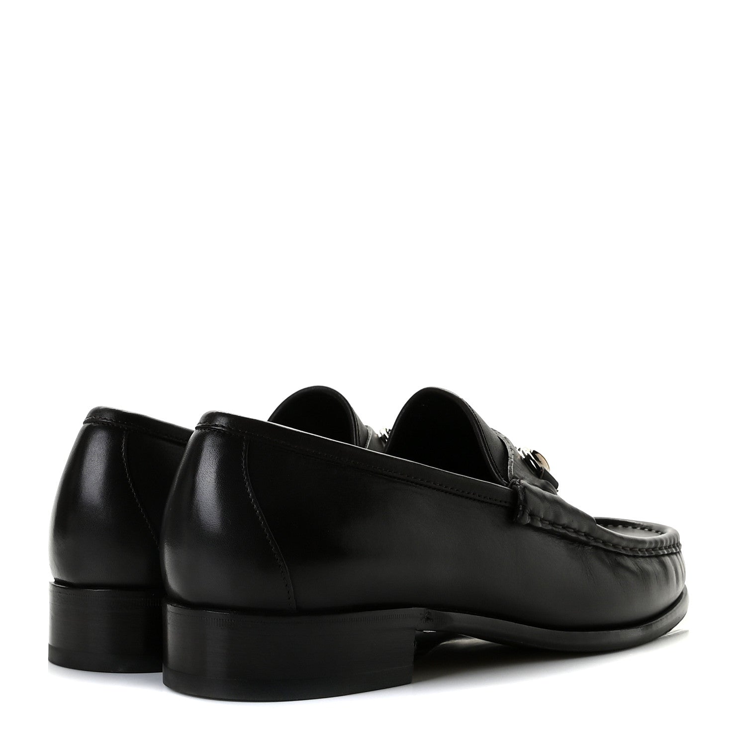Gucci Laredo Calfskin Mens Horsebit Loafers 10.5 Dark Brown 4 of 14