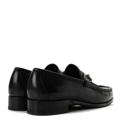 Gucci Laredo Calfskin Mens Horsebit Loafers 10.5 Dark Brown 4 of 14