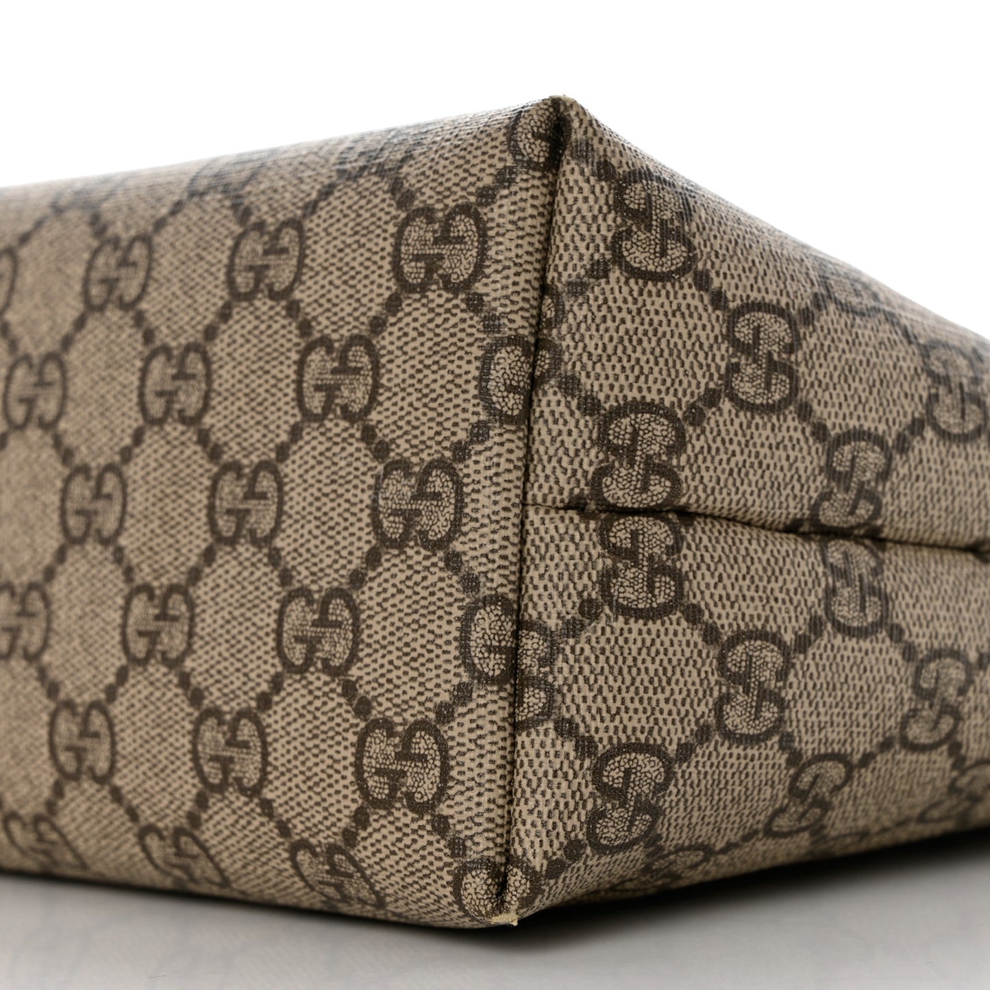 GG Supreme Monogram Bow Childrens Tote Red Pink